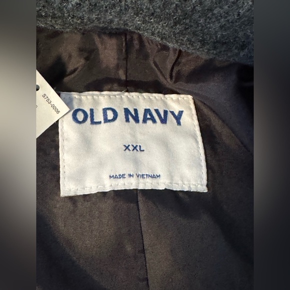 Old Navy Oversized Belted Elegant Gray Women's Coat Plus Size - Picture 7 of 11